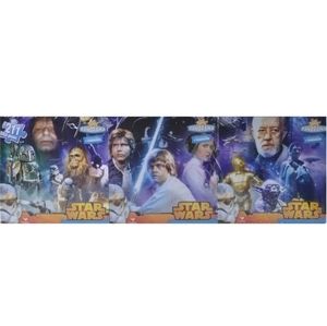 Star wars trilogy panoramic puzzle 3 box set 211pc